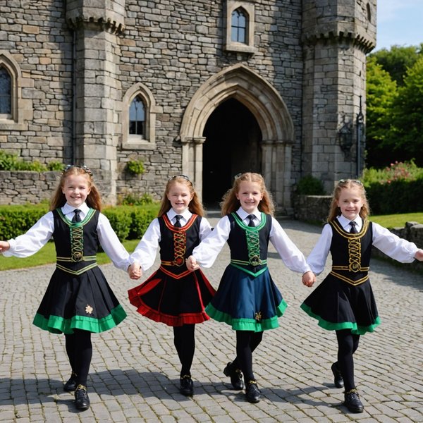 Où peut-on trouver une maison de vacances en Irlande avec des cours de danse irlandaise et des visites de châteaux?