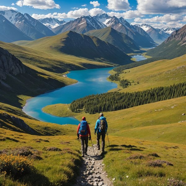 Quels sont les meilleurs itinéraires pour une randonnée dans les montagnes de l'Altai, Mongolie?